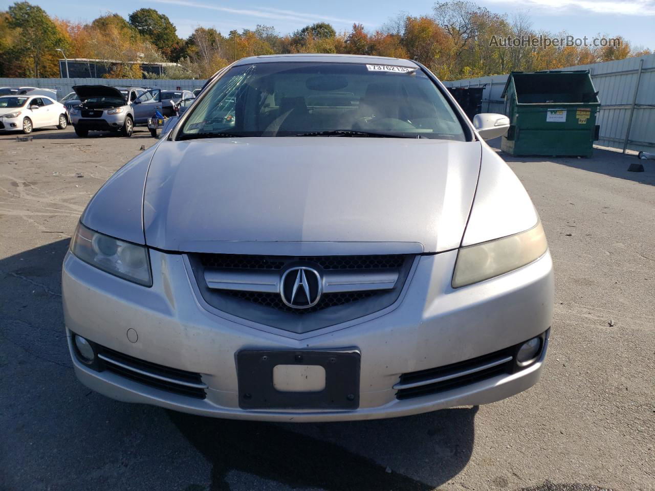 2008 Acura Tl  Silver vin: 19UUA66258A007849