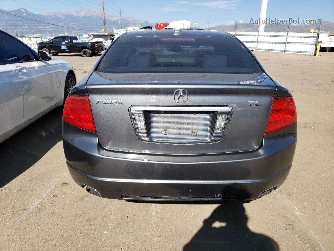 2008 Acura Tl  Gray vin: 19UUA66258A009813