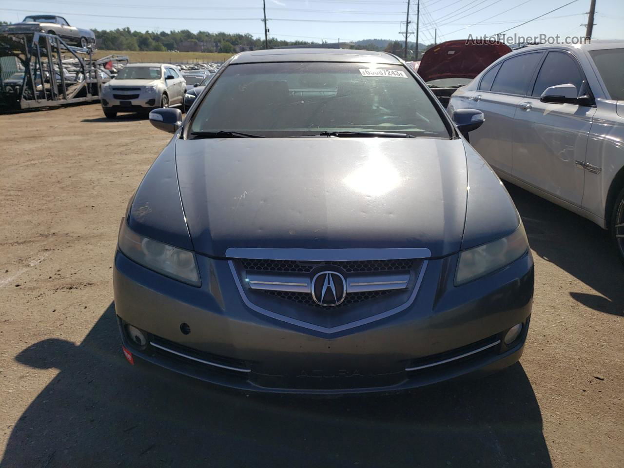 2008 Acura Tl  Gray vin: 19UUA66258A009813