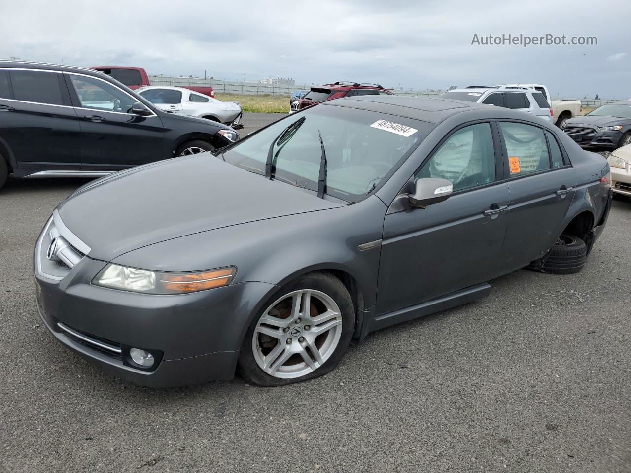 2008 Acura Tl  Угольный vin: 19UUA66258A016311