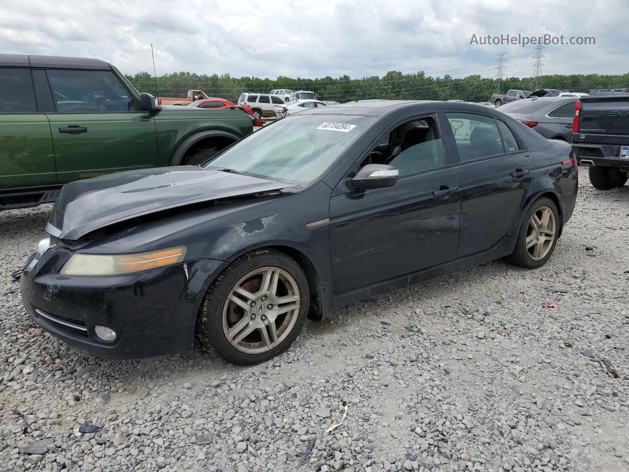 2008 Acura Tl  Black vin: 19UUA66258A018561