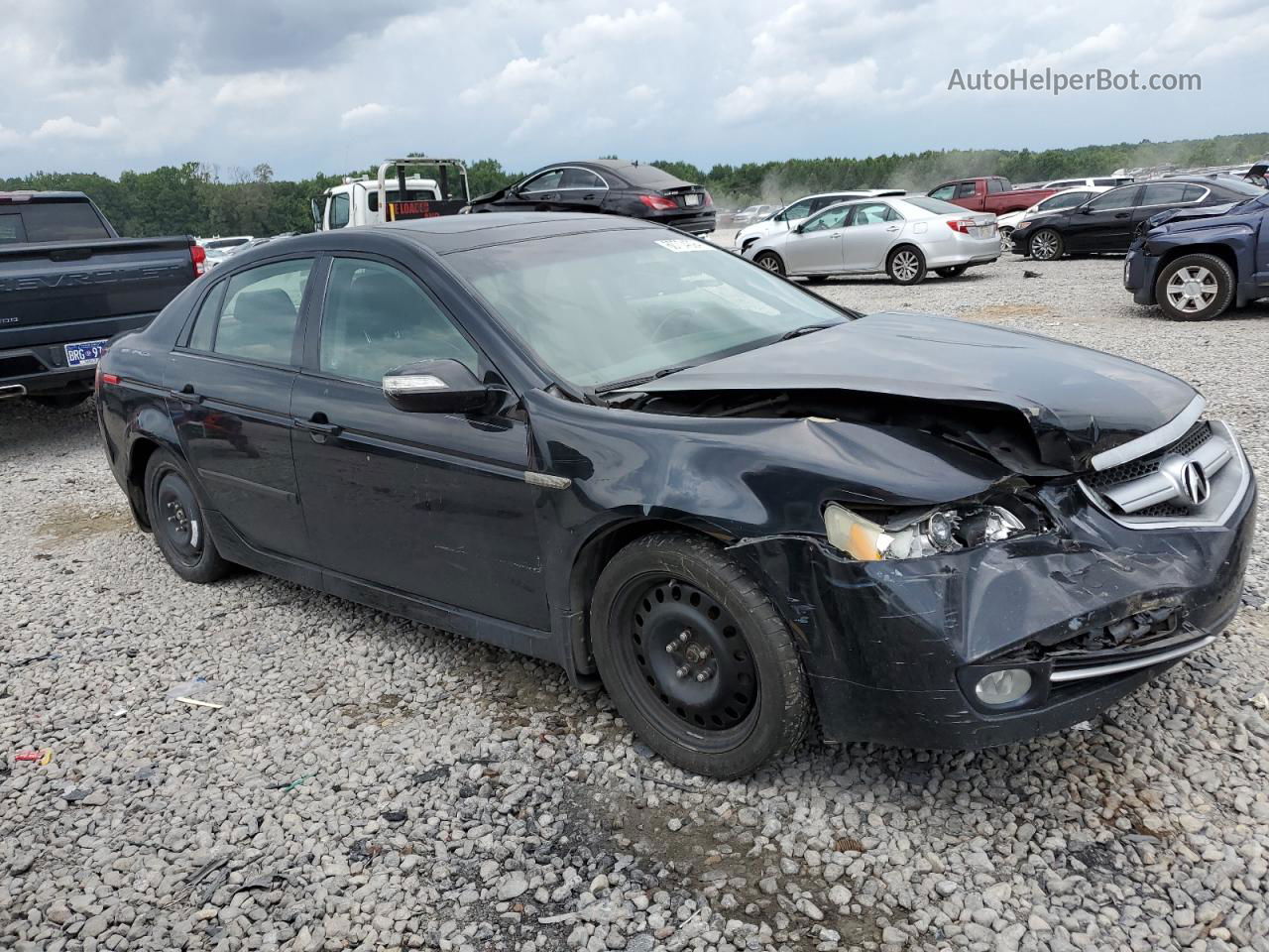 2008 Acura Tl  Black vin: 19UUA66258A018561