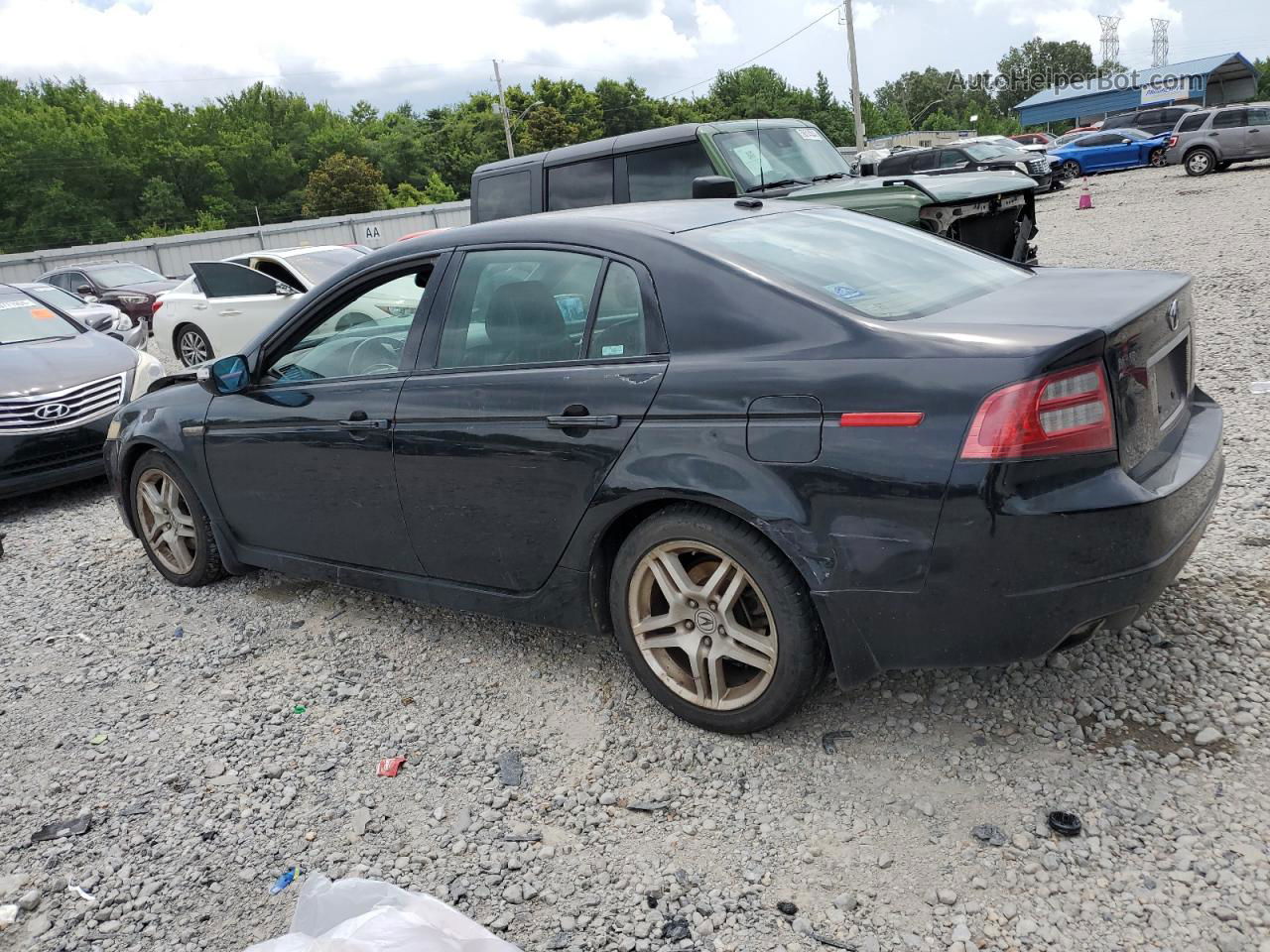 2008 Acura Tl  Black vin: 19UUA66258A018561