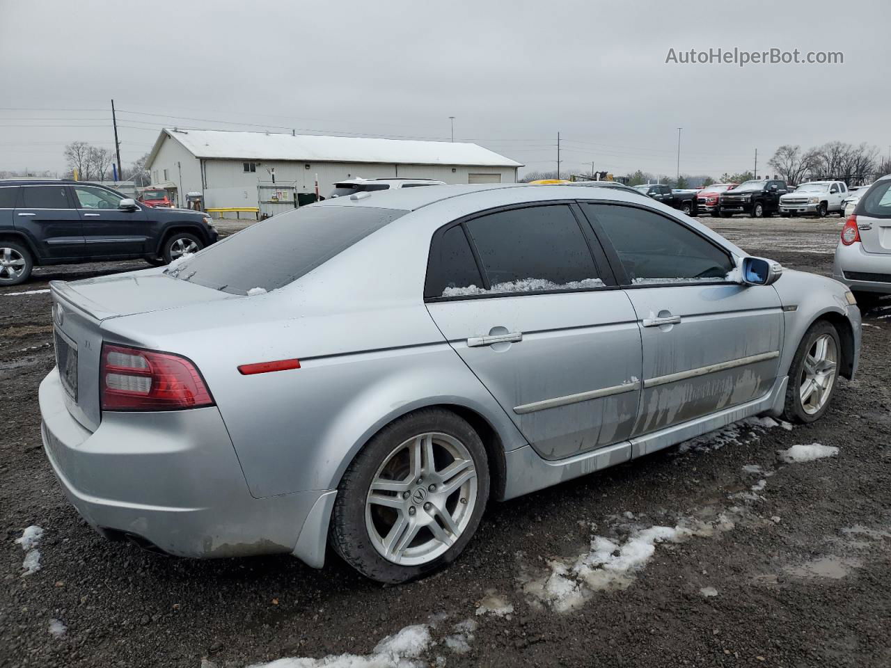 2008 Acura Tl  Silver vin: 19UUA66258A034369