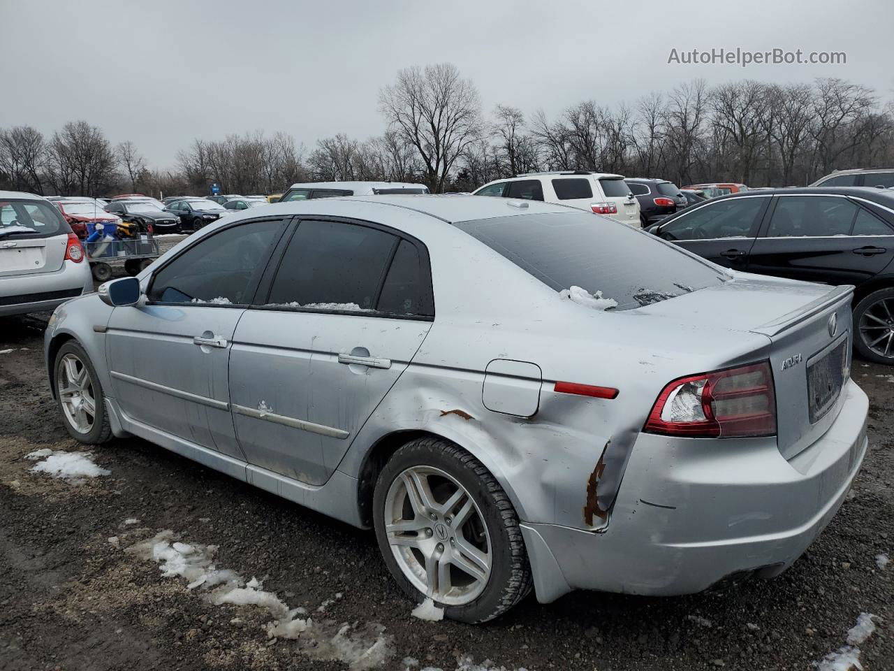 2008 Acura Tl  Серебряный vin: 19UUA66258A034369