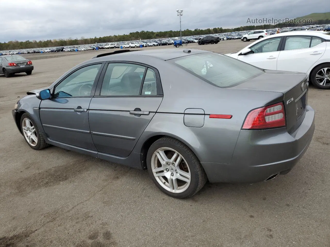 2008 Acura Tl  Gray vin: 19UUA66258A046814