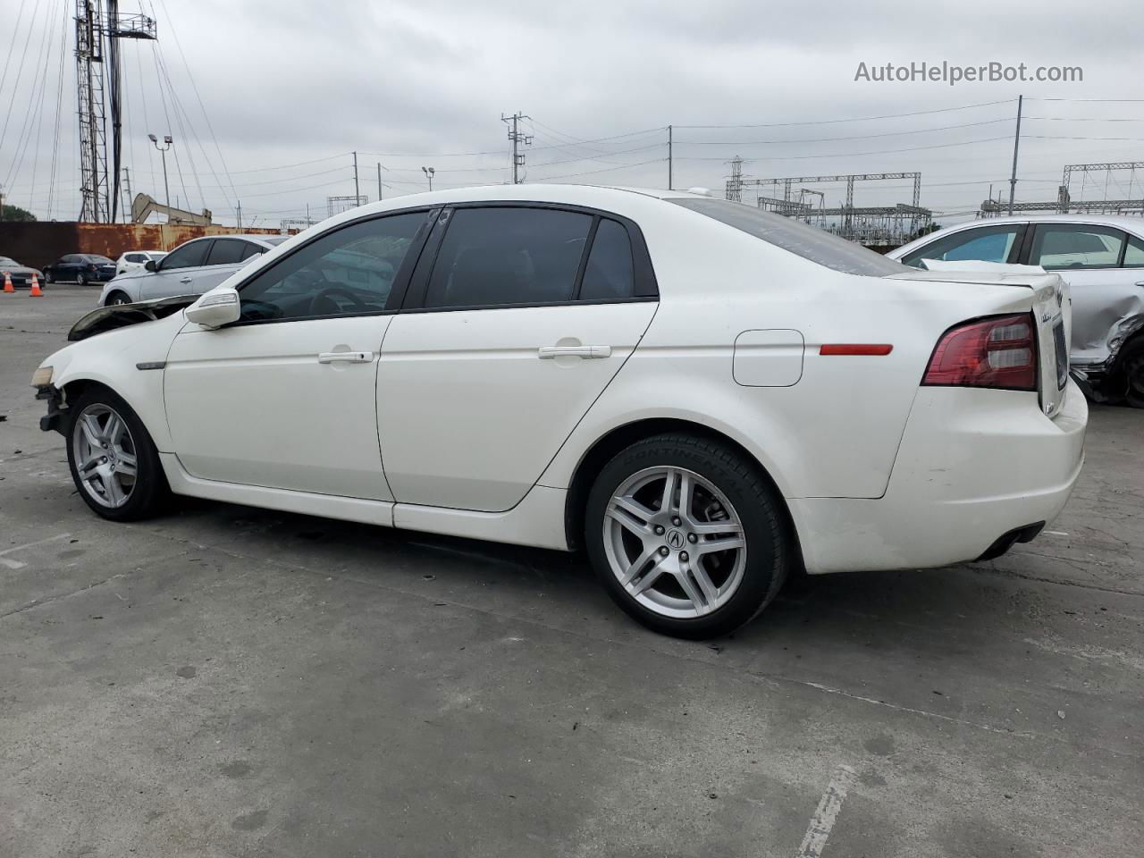 2008 Acura Tl  White vin: 19UUA66258A055660