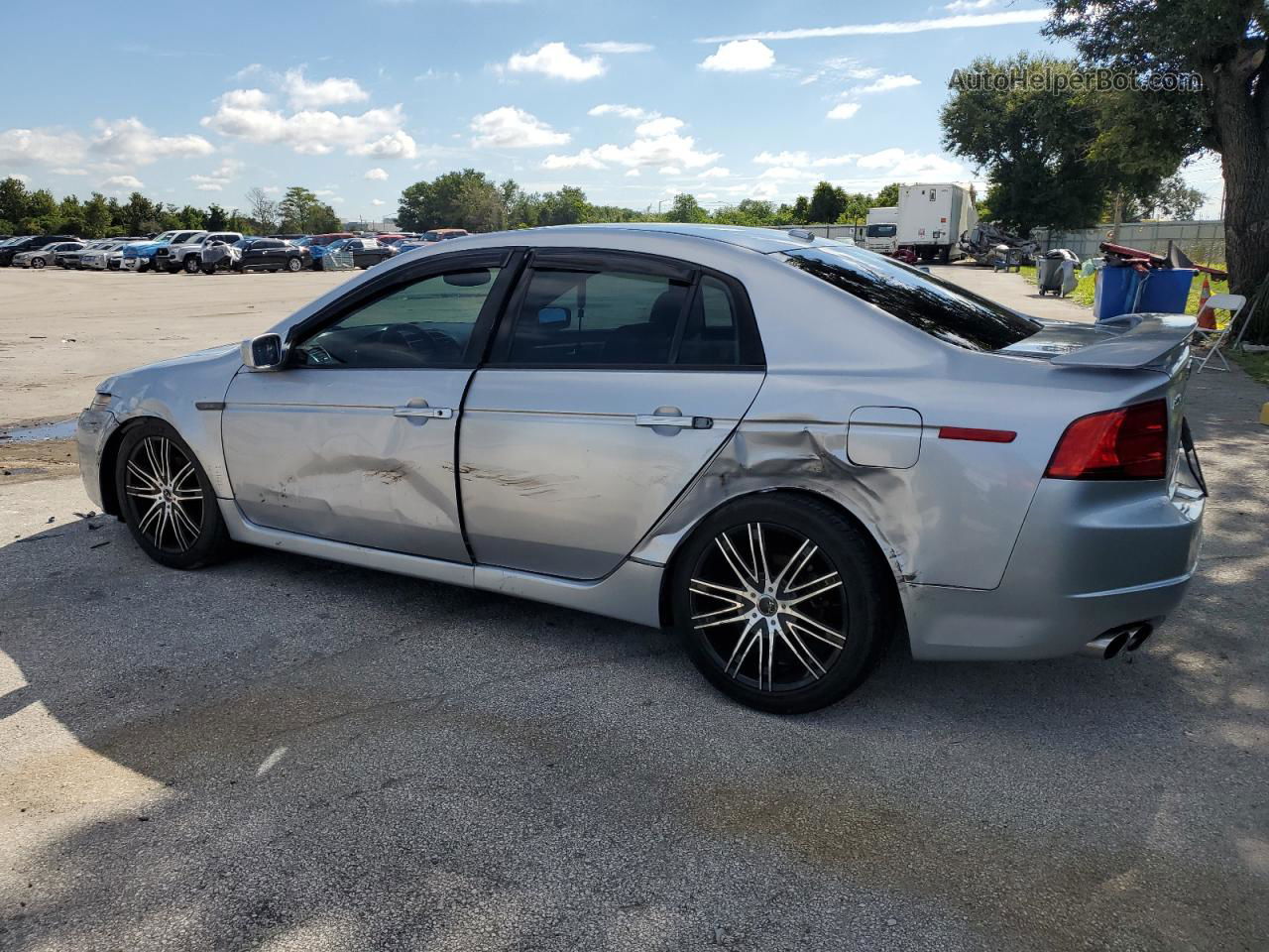 2005 Acura Tl  Silver vin: 19UUA66265A019620