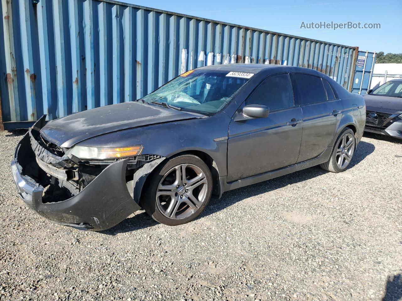 2005 Acura Tl  Gray vin: 19UUA66265A057414