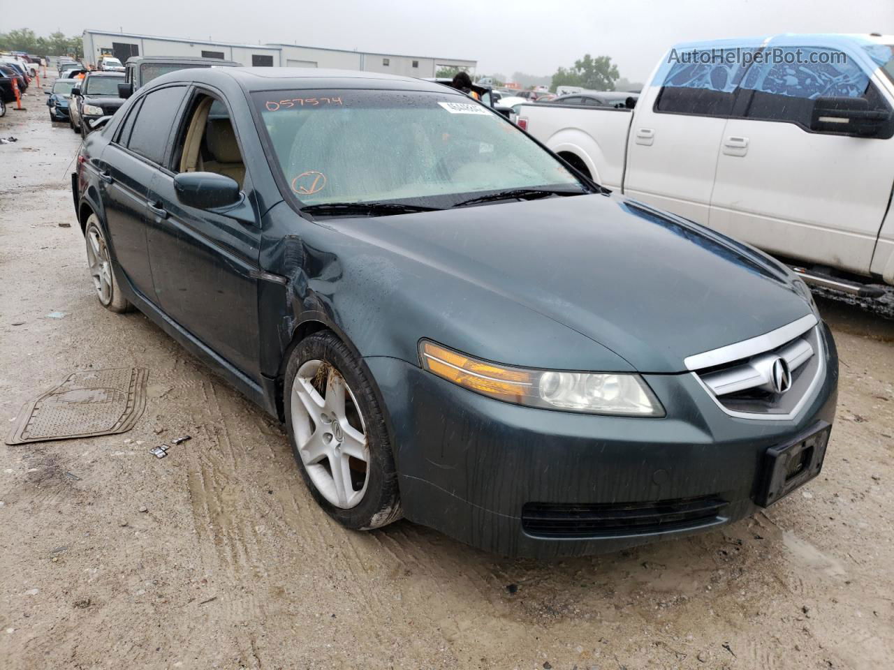 2005 Acura Tl  Зеленый vin: 19UUA66265A057574