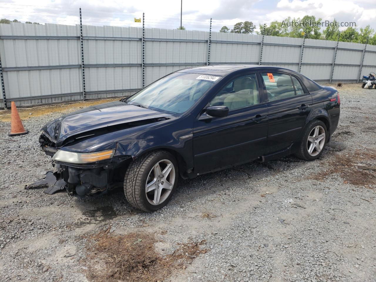 2005 Acura Tl  Black vin: 19UUA66265A059339