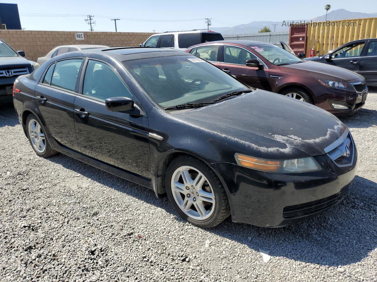 2005 Acura Tl  Black vin: 19UUA66265A081583