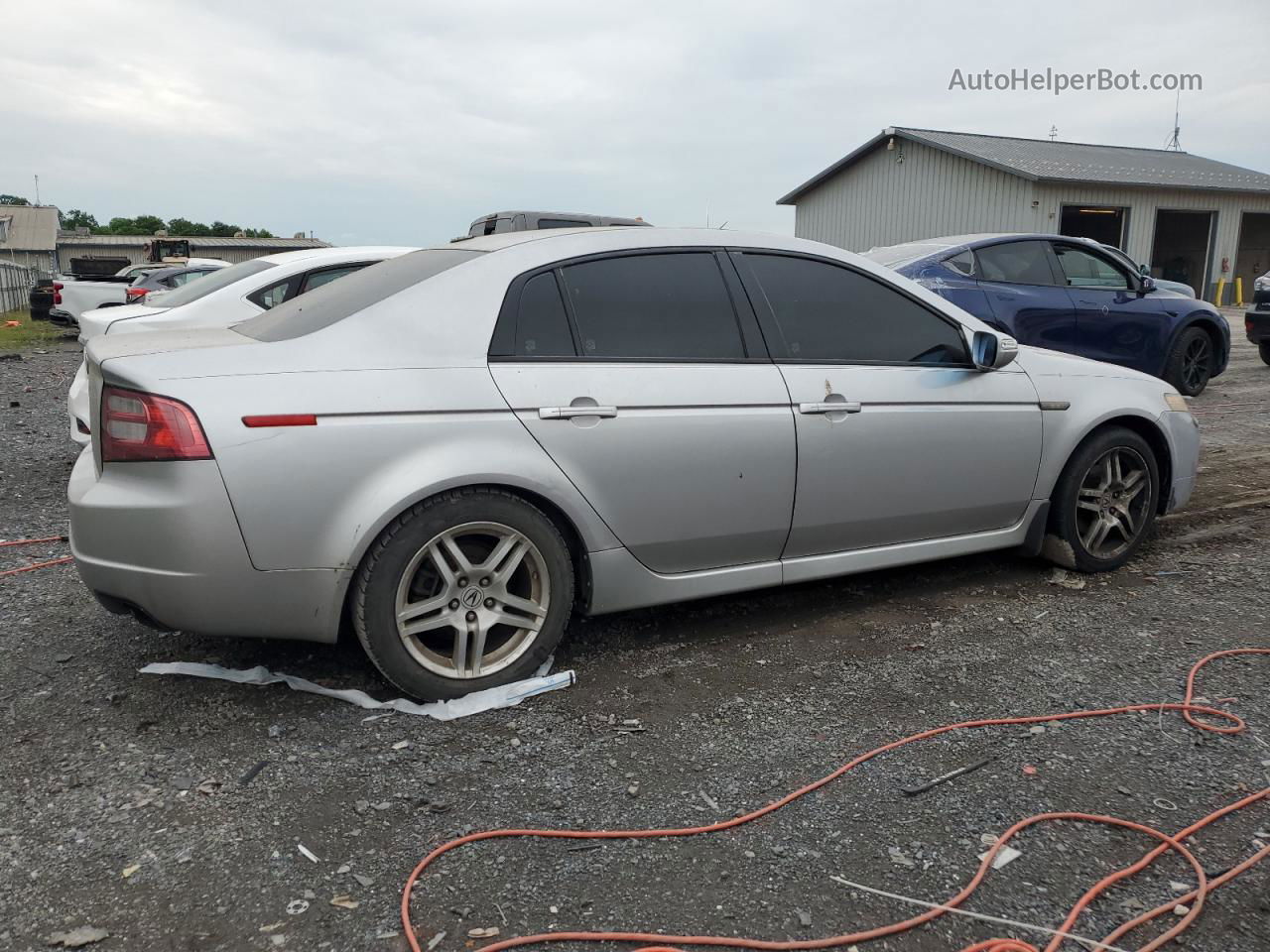 2008 Acura Tl Silver vin: 19UUA66268A008590