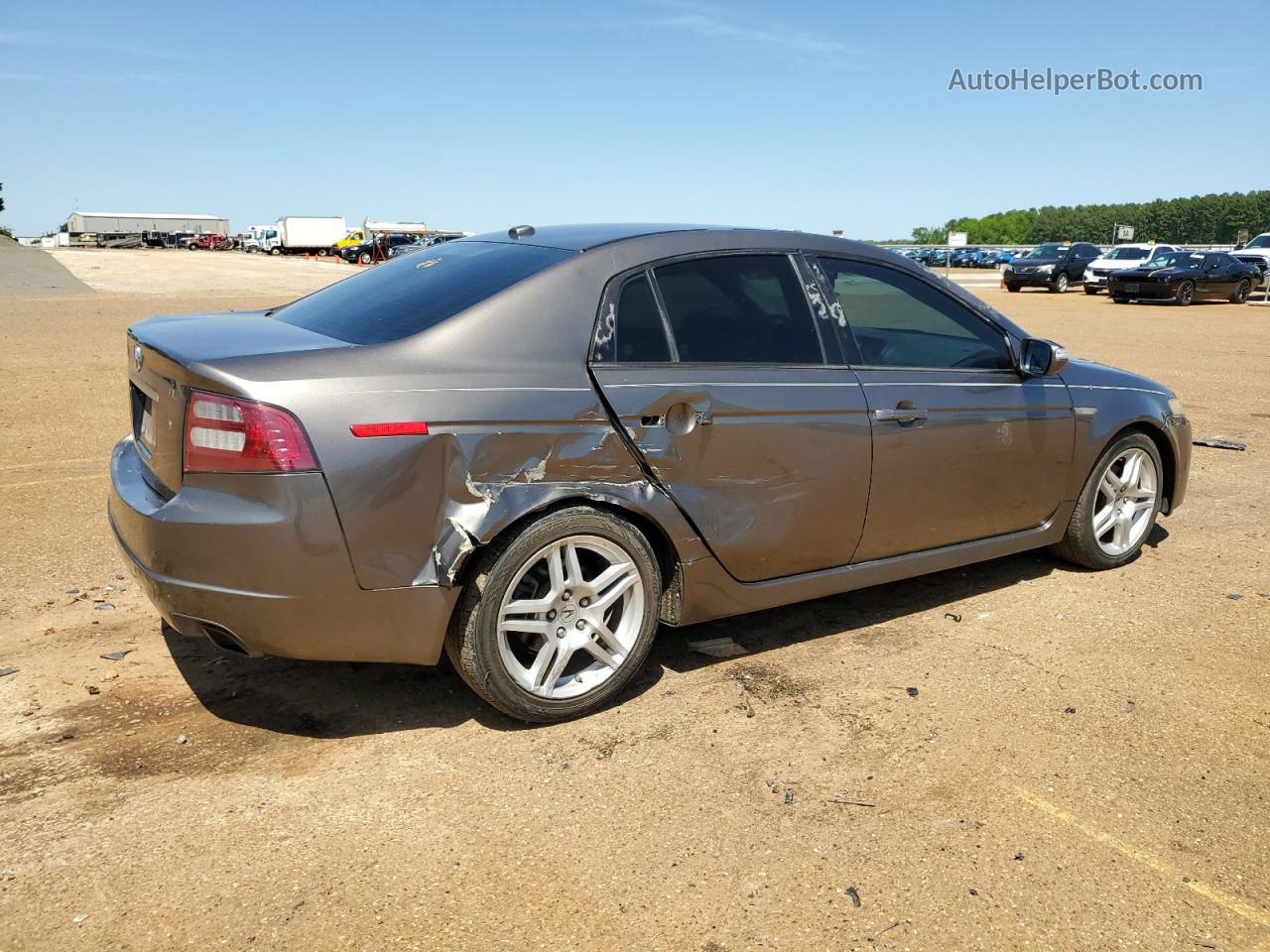 2008 Acura Tl  Серый vin: 19UUA66268A011988