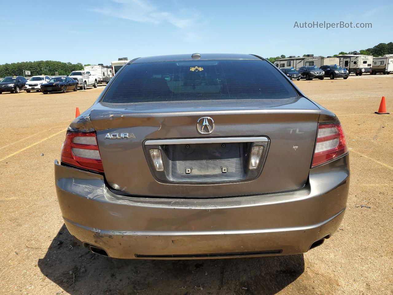 2008 Acura Tl  Gray vin: 19UUA66268A011988