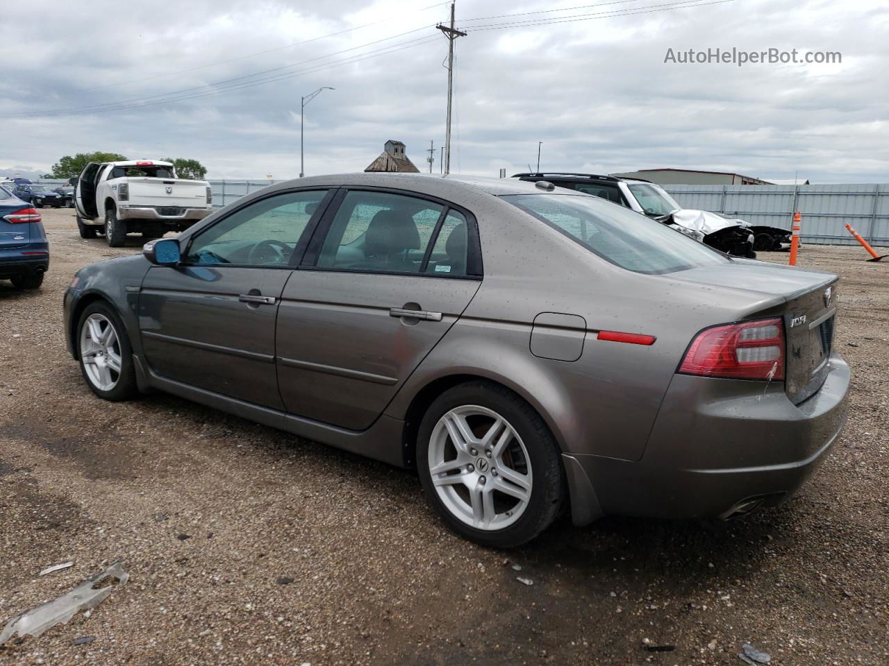 2008 Acura Tl  Gray vin: 19UUA66268A012705