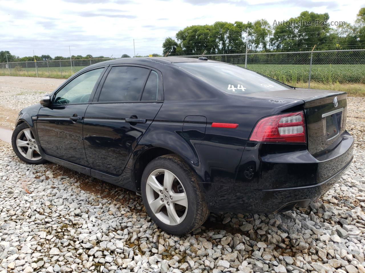 2008 Acura Tl  Black vin: 19UUA66268A026331