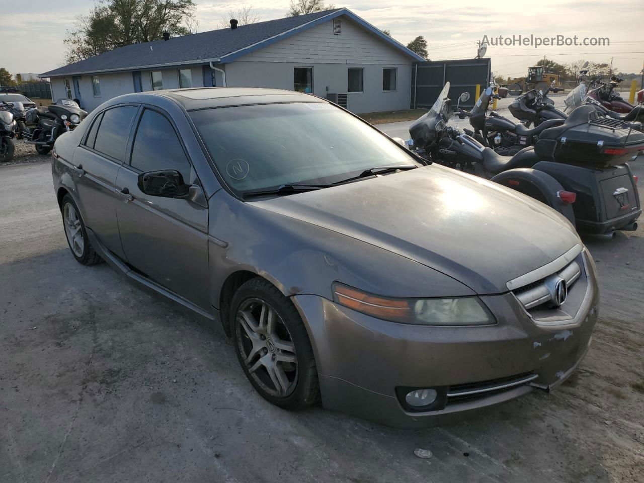 2008 Acura Tl  Gray vin: 19UUA66268A033330