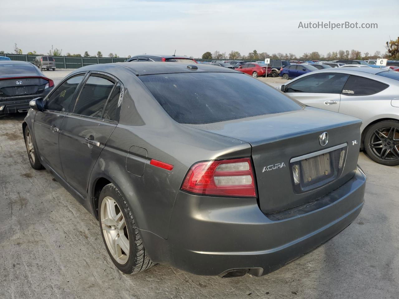 2008 Acura Tl  Gray vin: 19UUA66268A033330