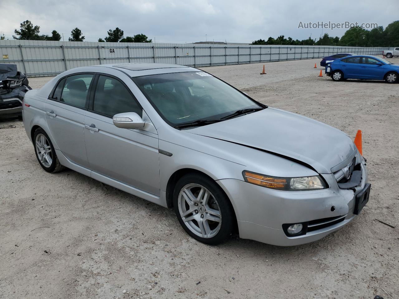 2008 Acura Tl  Silver vin: 19UUA66268A035384