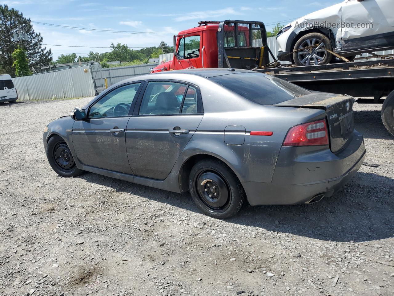 2008 Acura Tl  Gray vin: 19UUA66268A048801