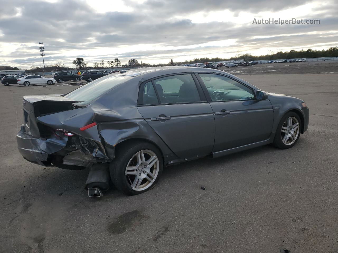 2008 Acura Tl  Gray vin: 19UUA66268A049690