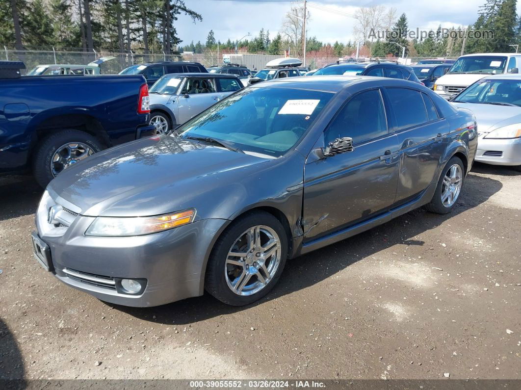 2008 Acura Tl 3.2 Gray vin: 19UUA66268A054145