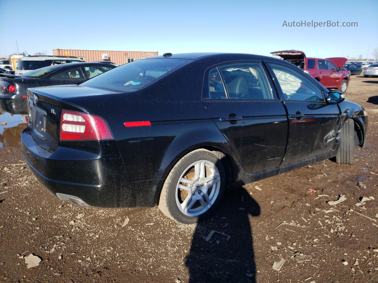 2008 Acura Tl  Black vin: 19UUA66268A055506