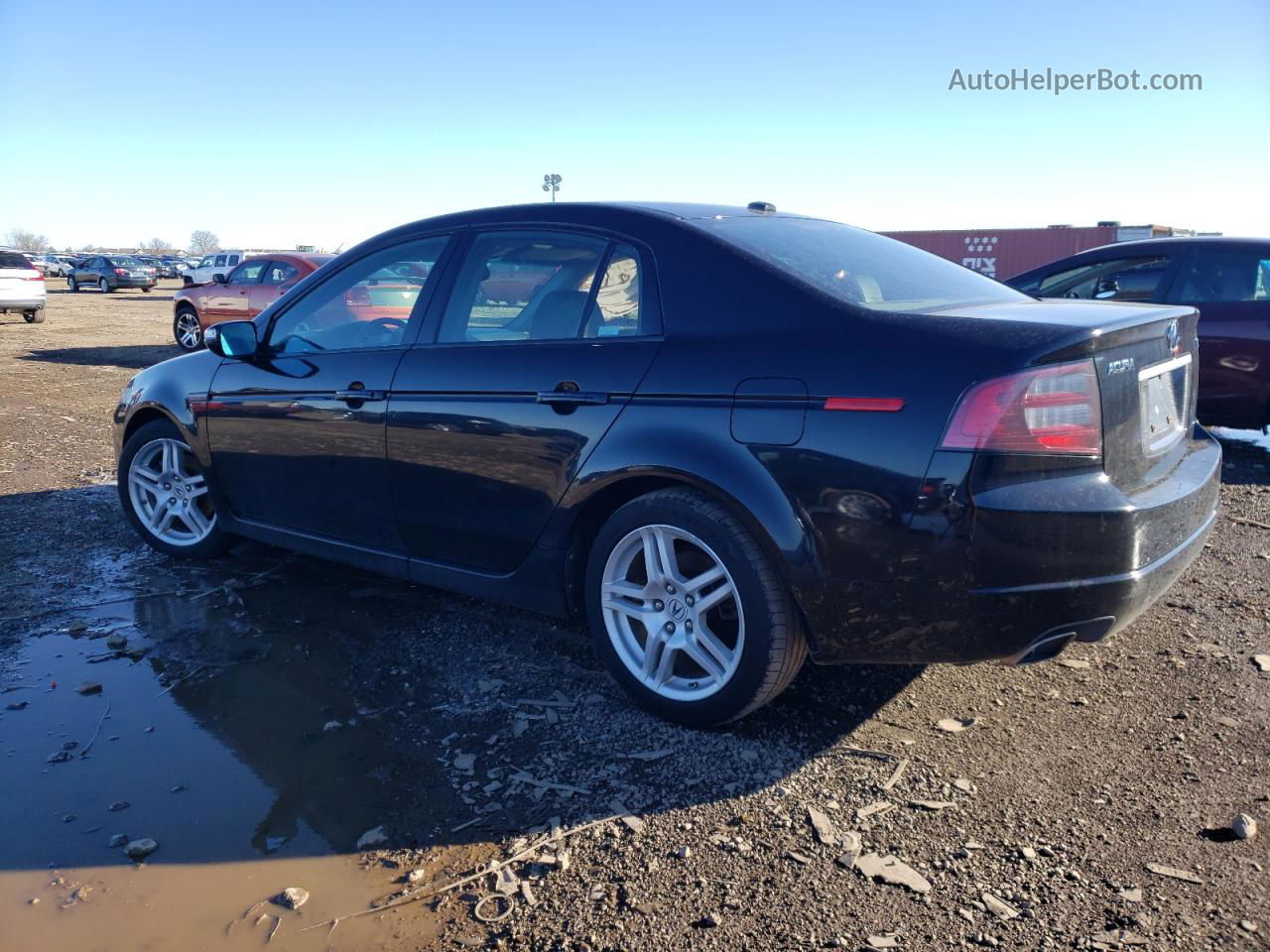 2008 Acura Tl  Black vin: 19UUA66268A055506