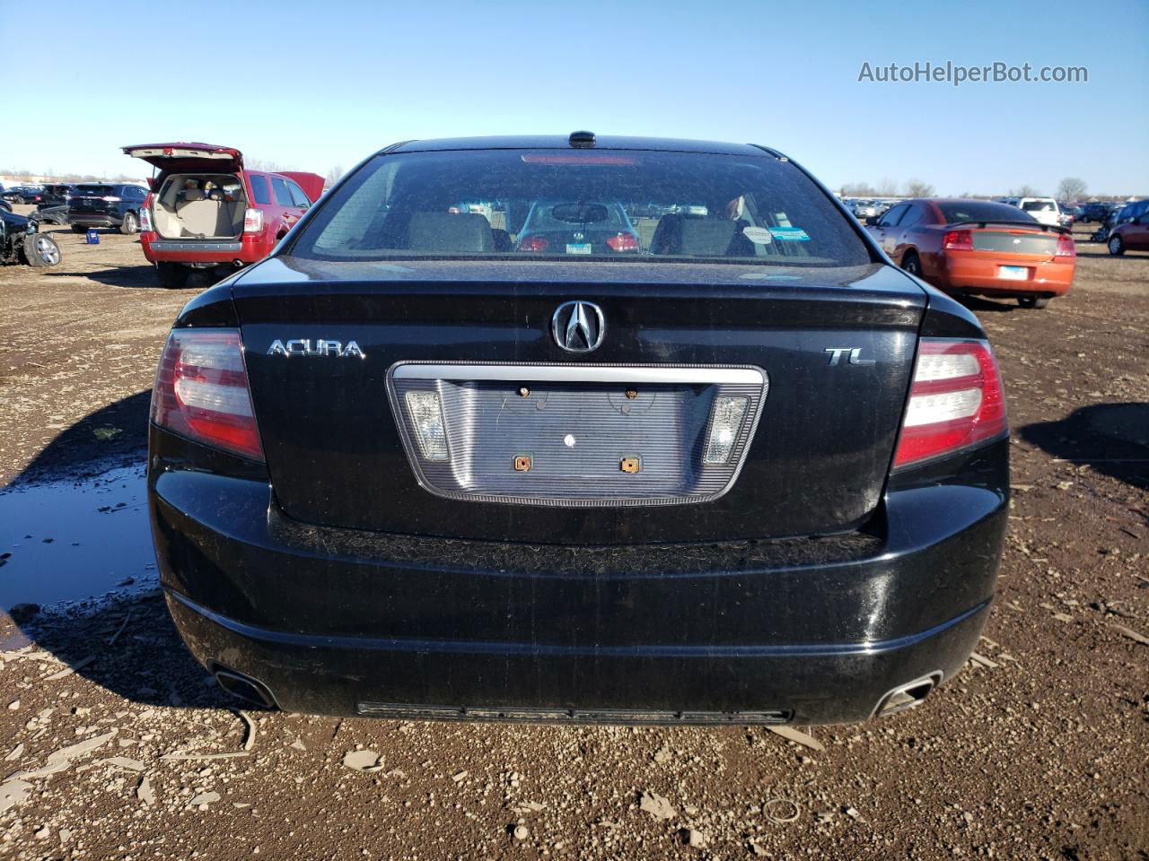 2008 Acura Tl  Black vin: 19UUA66268A055506