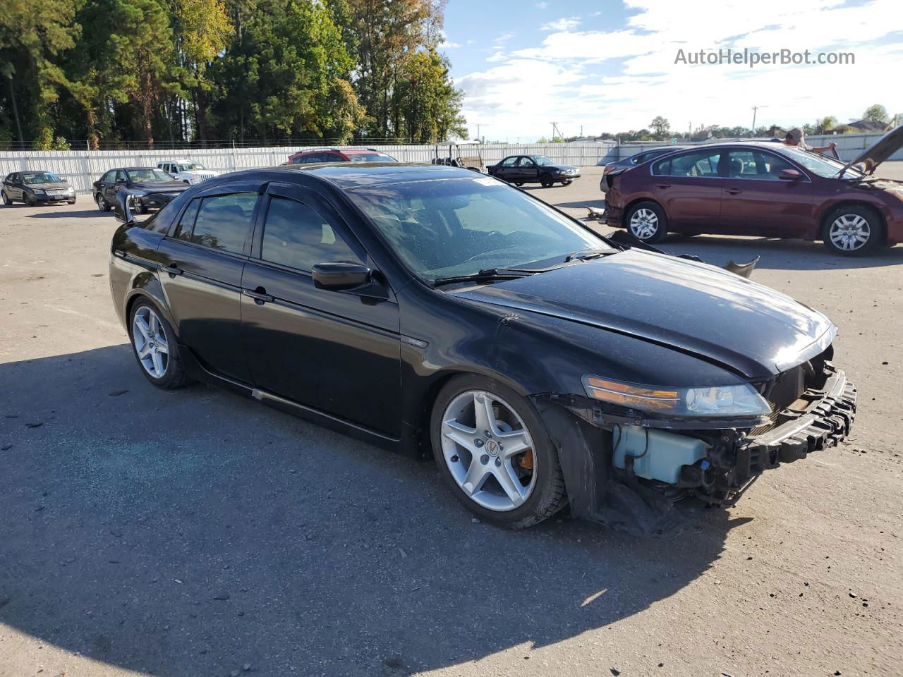 2005 Acura Tl  Black vin: 19UUA66275A007427