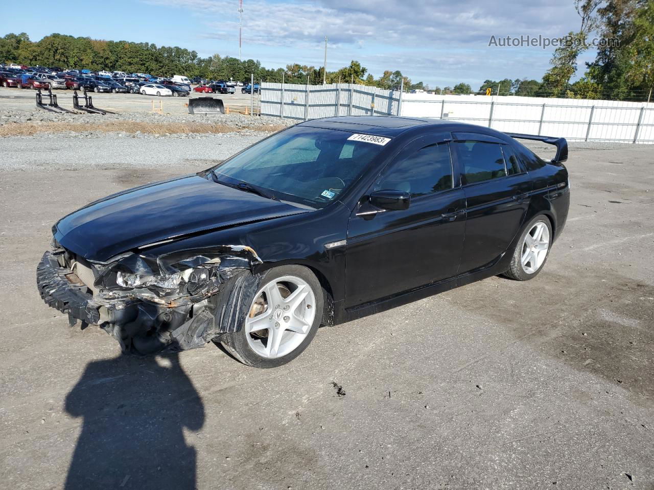 2005 Acura Tl  Black vin: 19UUA66275A007427