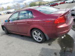 2005 Acura Tl  Red vin: 19UUA66275A041321
