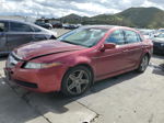 2005 Acura Tl  Red vin: 19UUA66275A041321