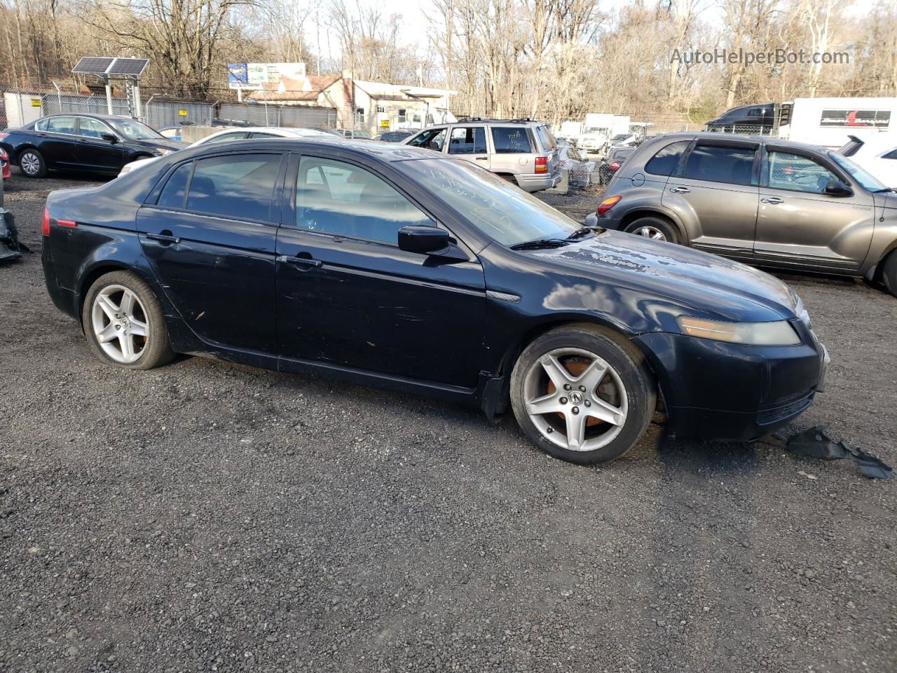 2005 Acura Tl  Черный vin: 19UUA66275A043540