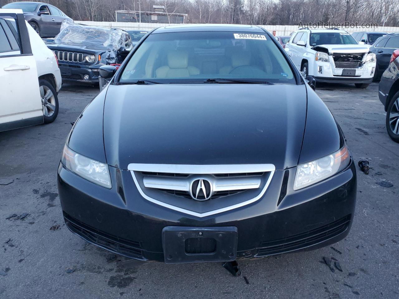 2005 Acura Tl  Black vin: 19UUA66275A045224