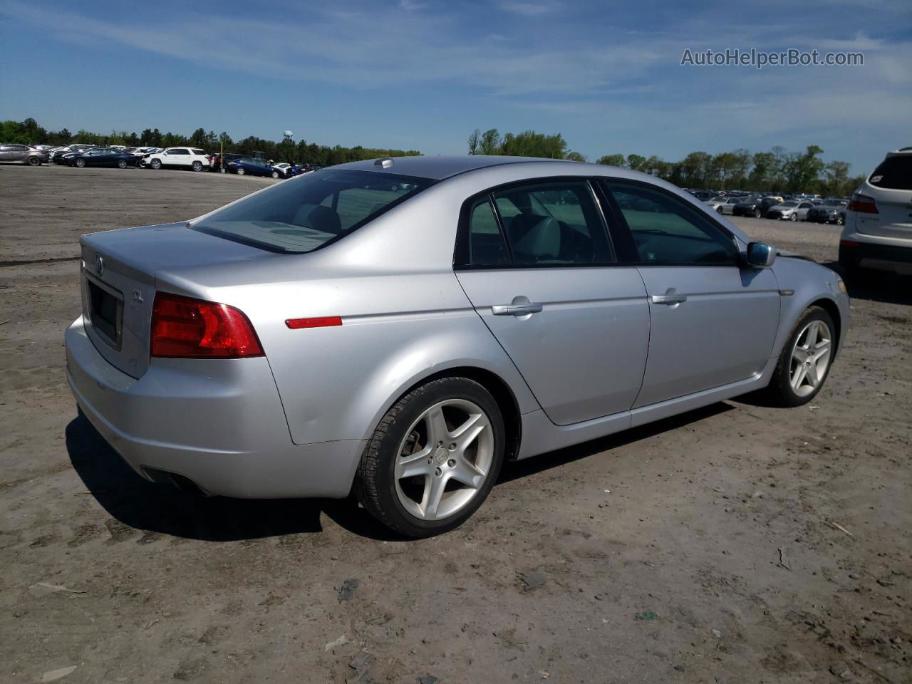 2005 Acura Tl  Silver vin: 19UUA66275A046325