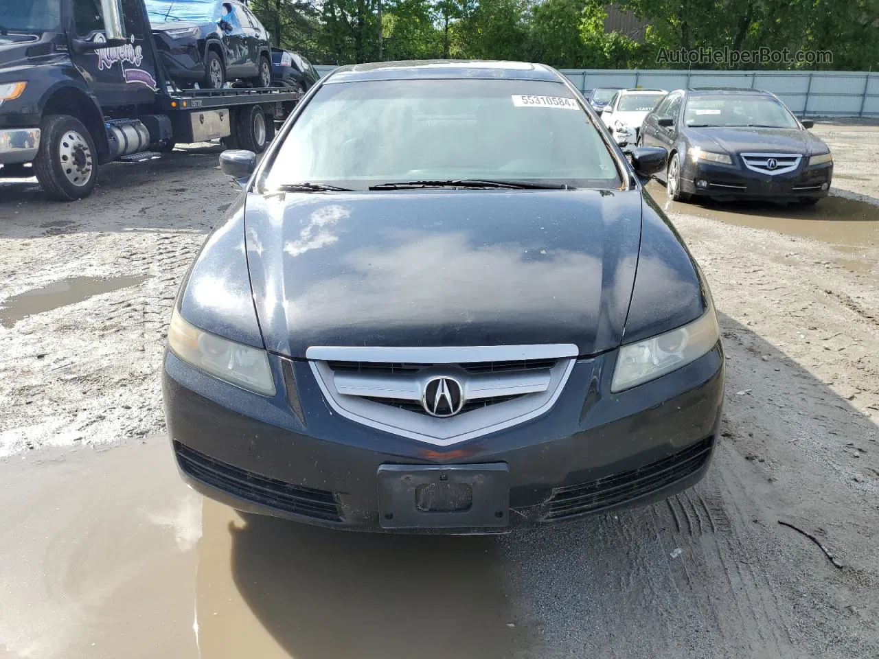 2005 Acura Tl  Черный vin: 19UUA66275A062539