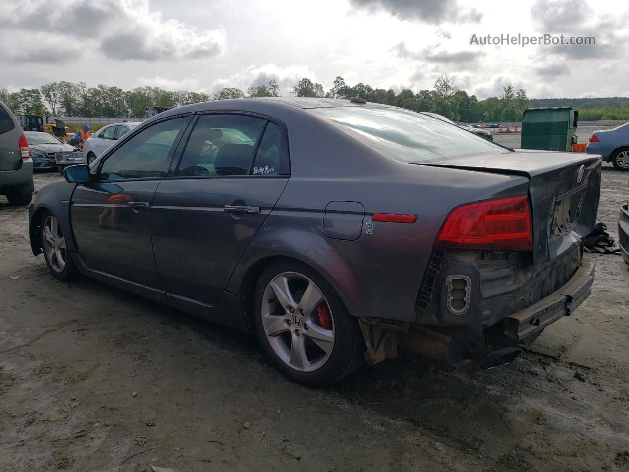 2005 Acura Tl  Gray vin: 19UUA66275A069992