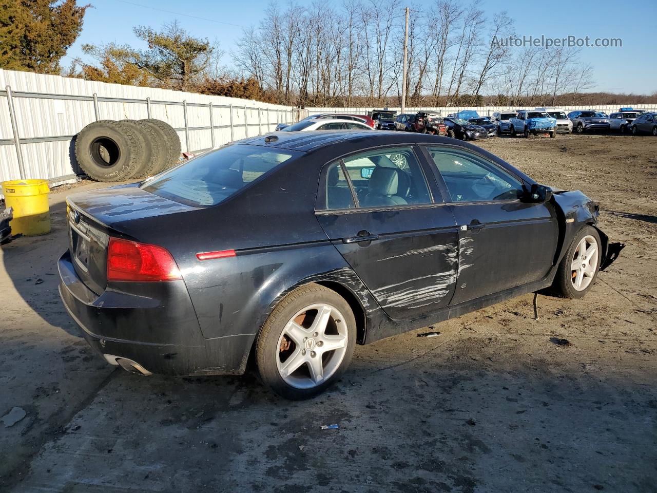 2005 Acura Tl  Черный vin: 19UUA66275A074500