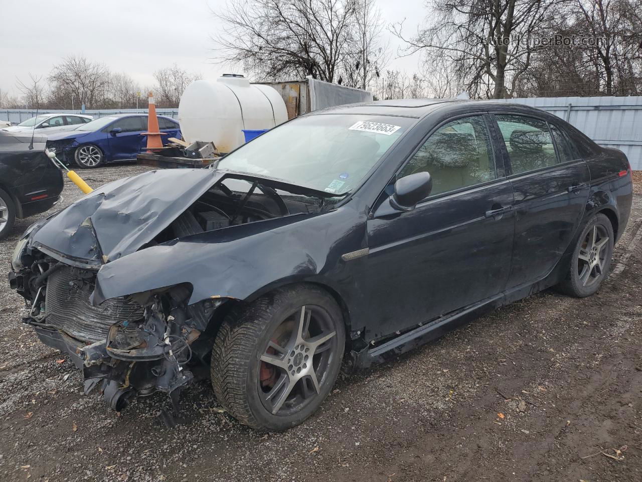 2005 Acura Tl  Black vin: 19UUA66275A805104