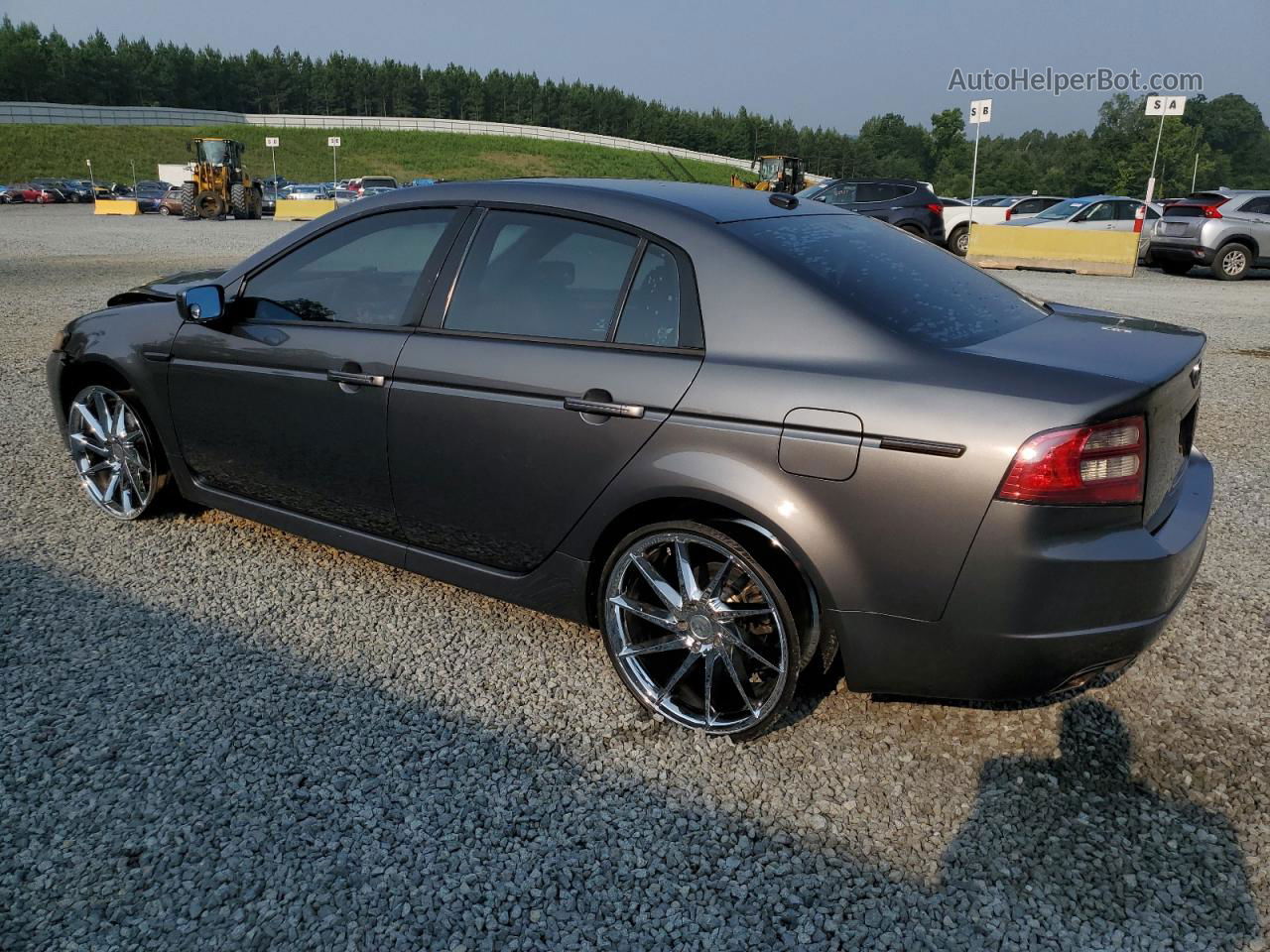 2008 Acura Tl  Gray vin: 19UUA66278A005164