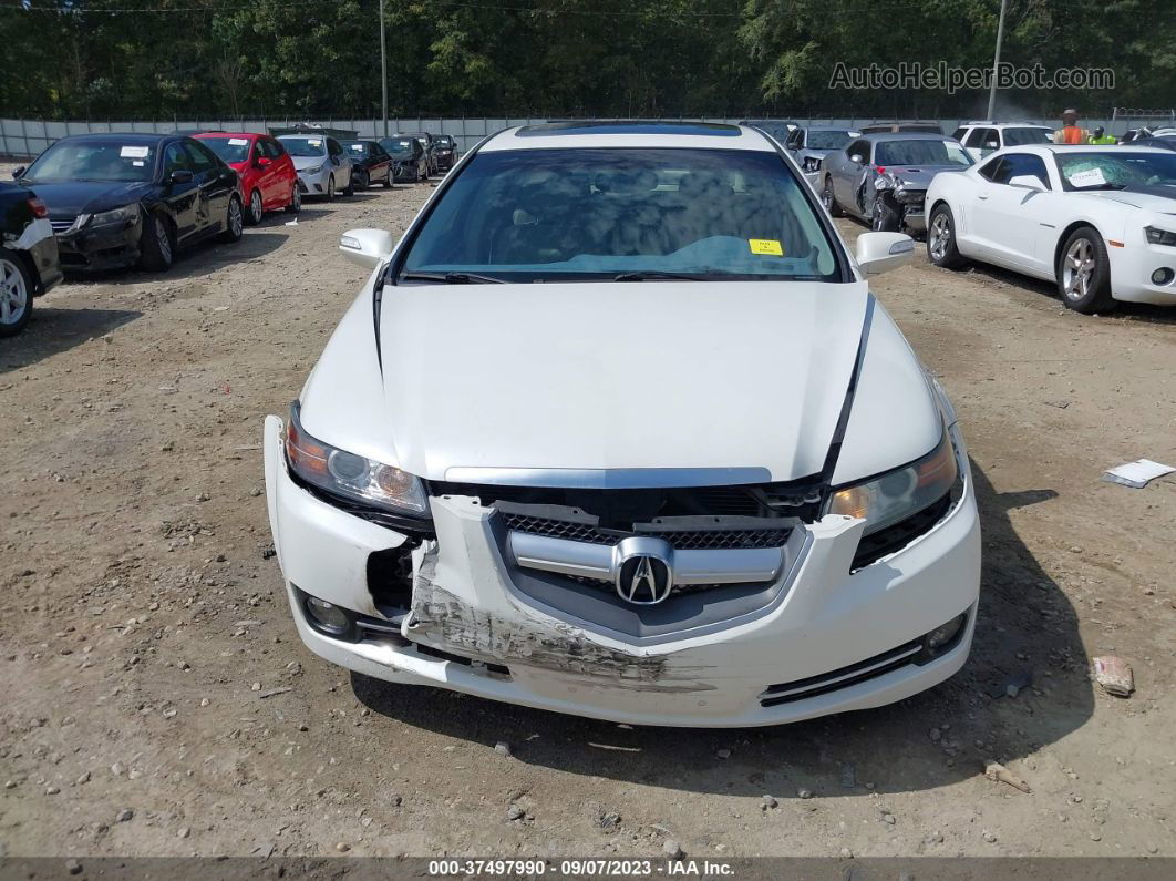 2008 Acura Tl Nav White vin: 19UUA66278A006847