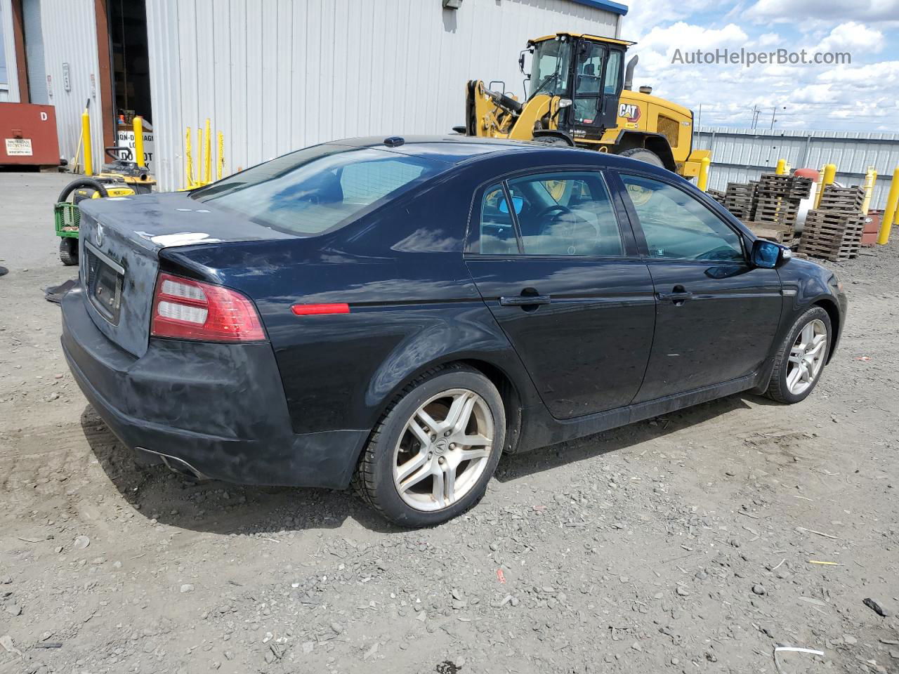 2008 Acura Tl  Black vin: 19UUA66278A013054