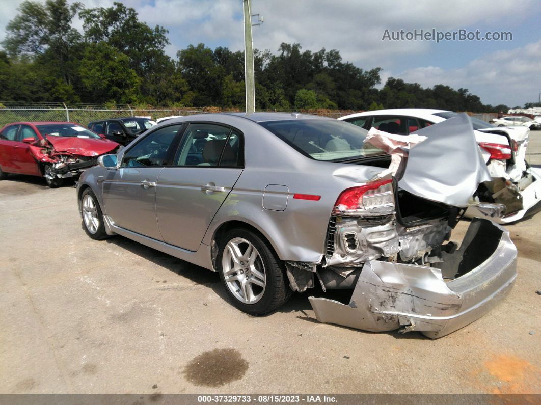 2008 Acura Tl 3.2 Silver vin: 19UUA66278A022708