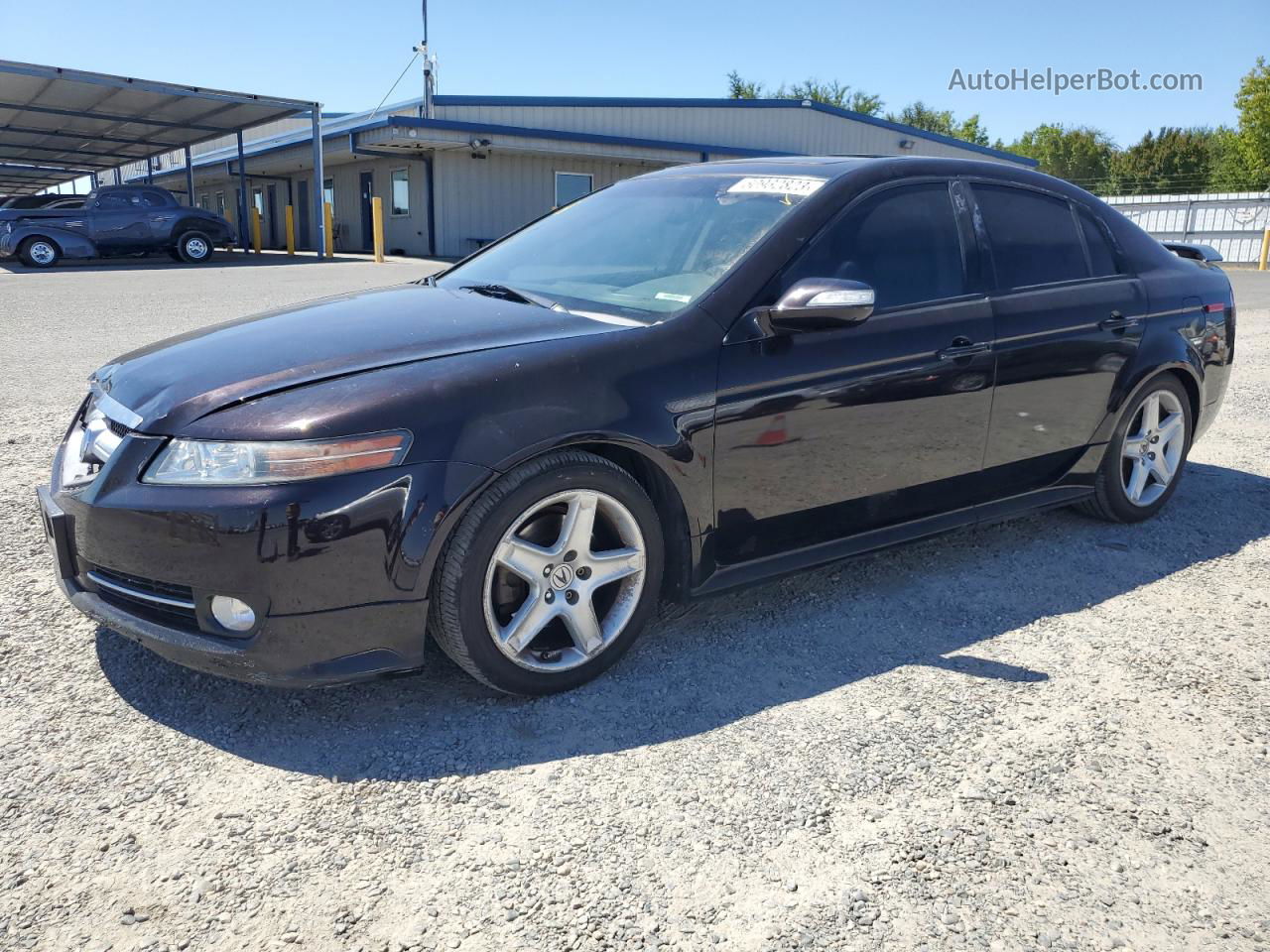 2008 Acura Tl Black vin: 19UUA66278A026371