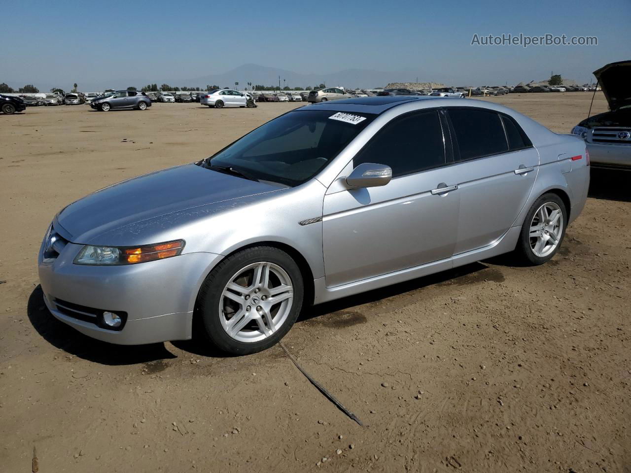 2008 Acura Tl  Silver vin: 19UUA66278A030663