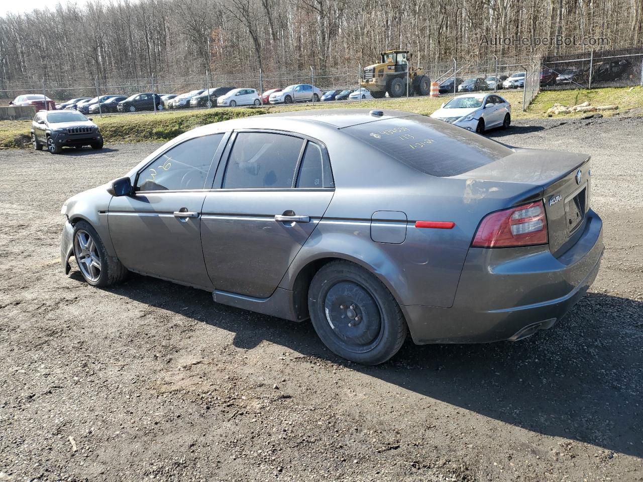 2008 Acura Tl  Gray vin: 19UUA66278A037600