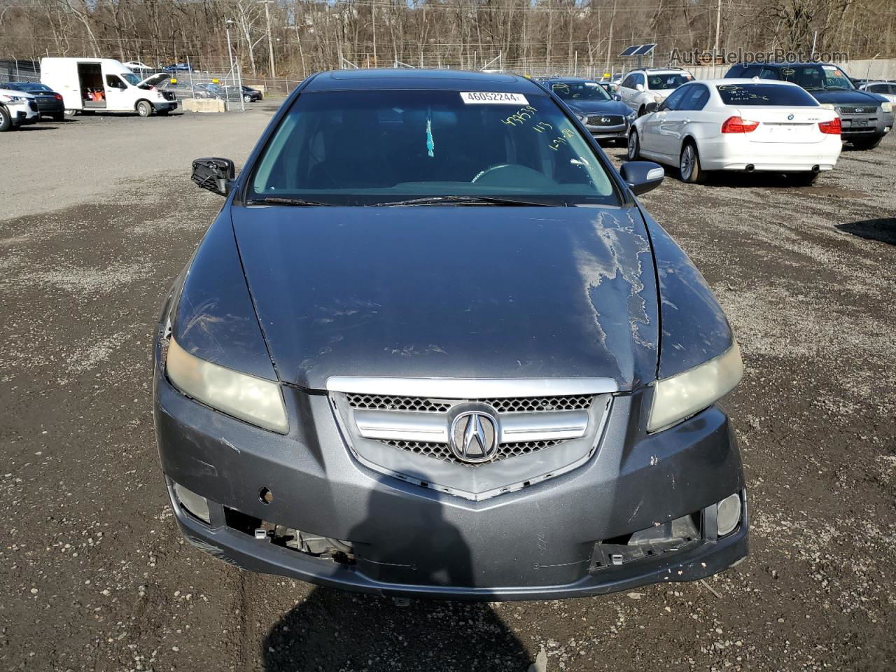 2008 Acura Tl  Gray vin: 19UUA66278A037600