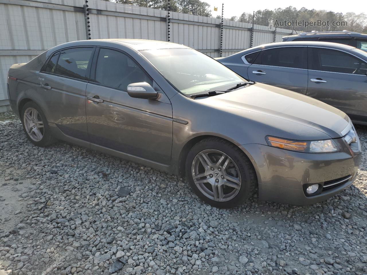 2008 Acura Tl  Gray vin: 19UUA66278A040982